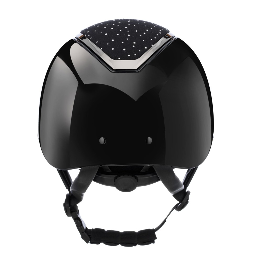 Charles Owen Kylo Adjustible Hat Black Gloss/Crystal Charles Owen Kylo Adjustible Hat Black Gloss/Crystal