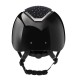 Charles Owen Kylo Adjustible Hat Black Gloss/Crystal Charles Owen Kylo Adjustible Hat Black Gloss/Crystal