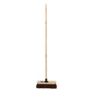 Draper Stiff Bassine Broom Head with Plastic Bracket and Handle 300mm