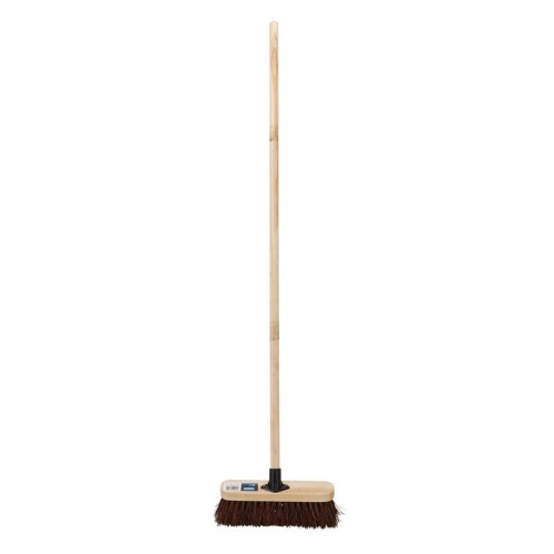 Draper Stiff Bassine Broom Head with Plastic Bracket and Handle 300mm