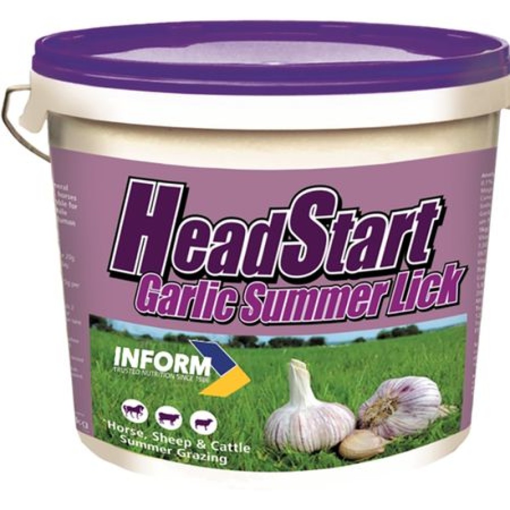 Inform Nutrition Headstart Garlic Summer Lick 18KG