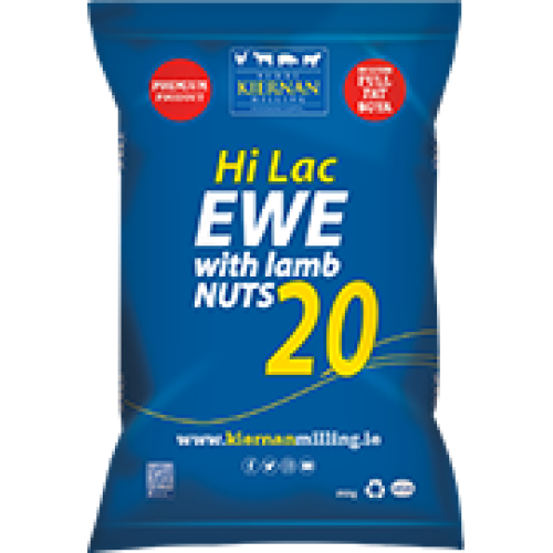 Kiernan Milling Ewe With Lamb Nuts 20% Hi Lac 25kg