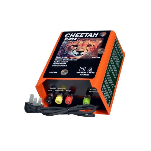 Cheetah Super Fence Mains Fencer 100 Acre Cheetah Super Fence Mains Fencer 100 Acre