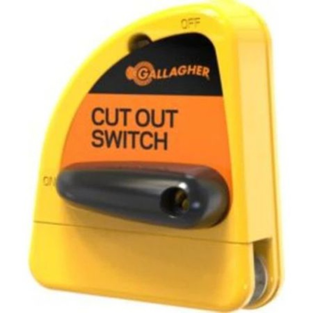 Gallagher Cut Out Switch - Yellow