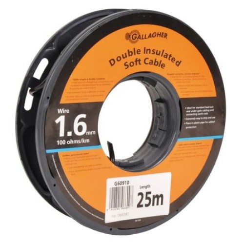 Gallagher Ground Cable ø1.6mm (25 metres) - 100 Ohm/1km