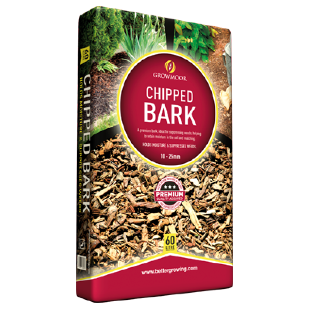 Growmoor Chipped Bark 75LTR Growmoor Chipped Bark 75LTR