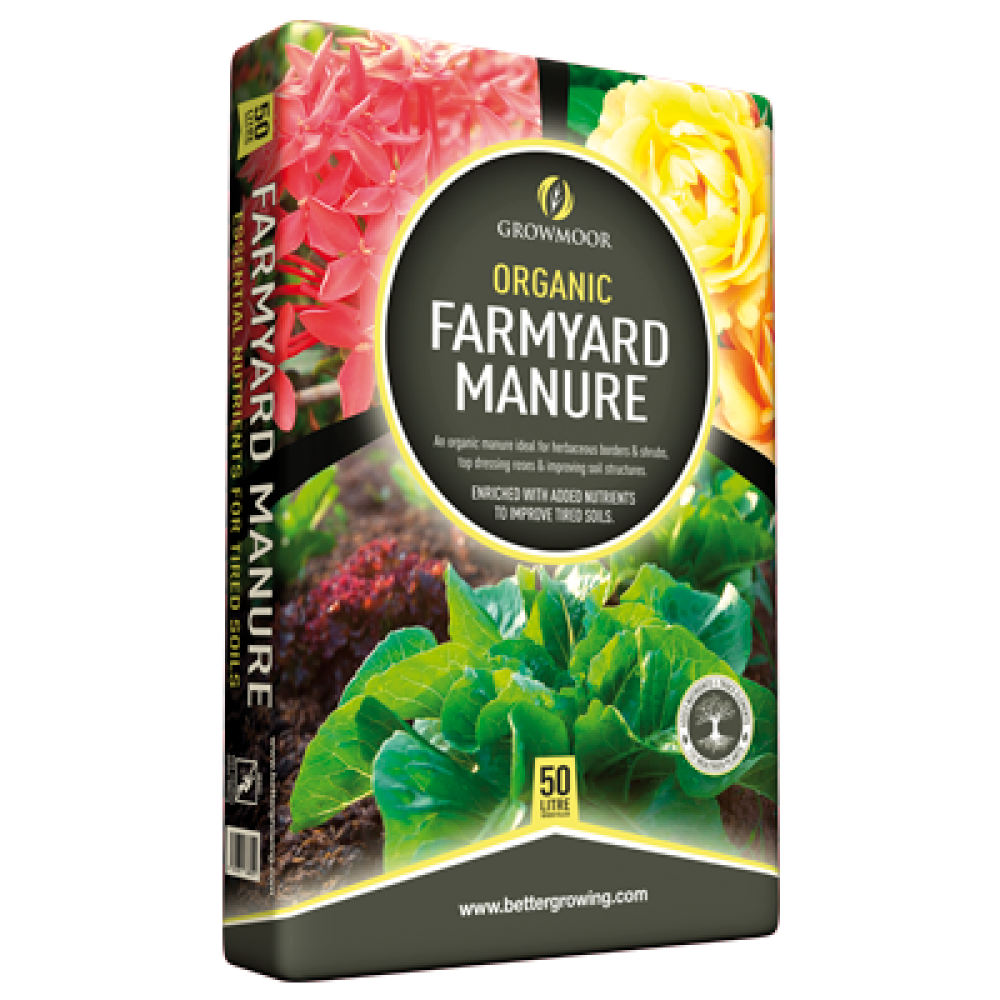 Growmoor Organic Farmyard Manure 50LTR