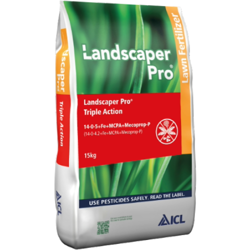 Landscaper Pro 15KG Lawn Feed, Weed and Moss killer