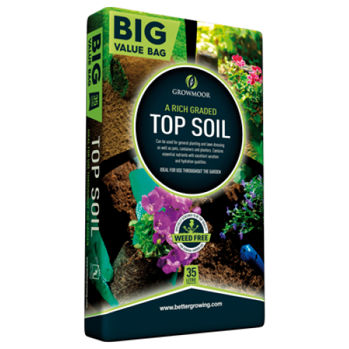 Growmoor Topsoil 35ltr