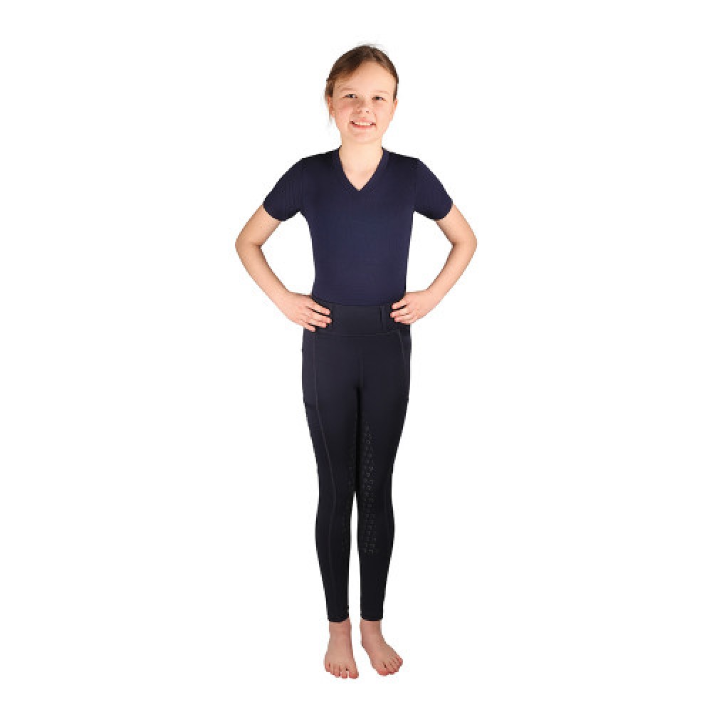 HyCONIC Children's Soria Riding Tights Navy HyCONIC Children's Soria Riding Tights Navy