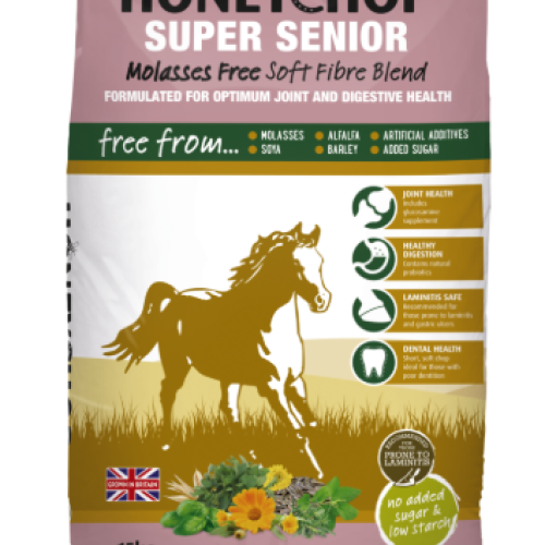 Honeychop Super Senior Molasses Free 15KG