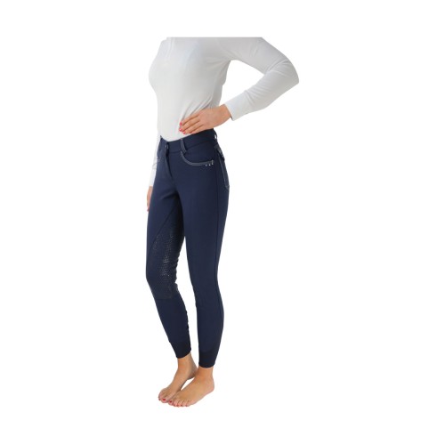 HyPERFORMANCE Highgrove Ladies Breeches Navy 