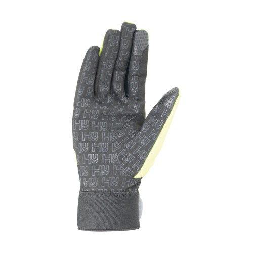 Hyviz Reflector Riding Gloves Yellow