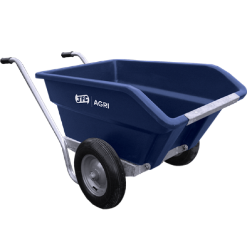 JFC 250LTR Tipping Wheelbarrow Blue