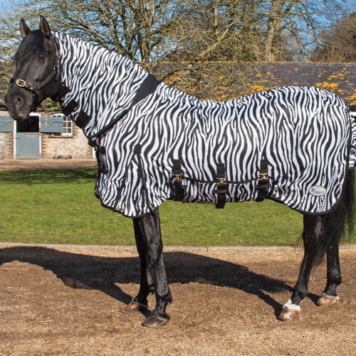 Rhinegold Zebra Full Neck Fly Rug