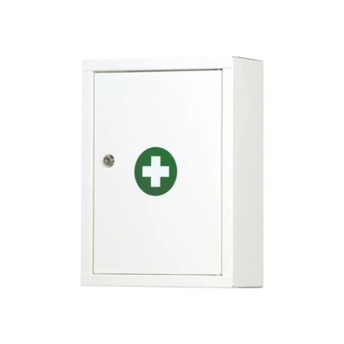 First Aid Cabinet, key locking, one shelf