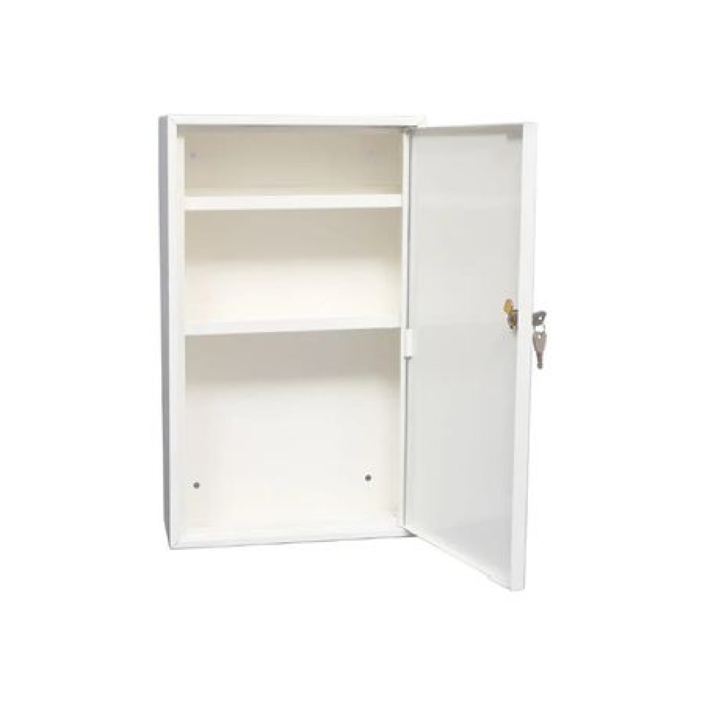 First Aid Cabinet, key locking, two shelves