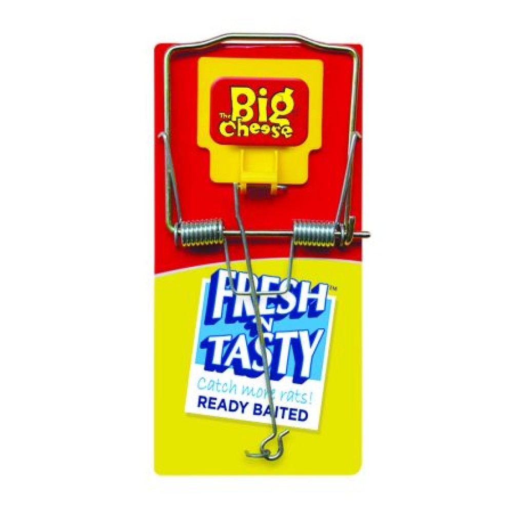 THE BIG CHEESE FRESH N TASTY BAITED RAT TRAP