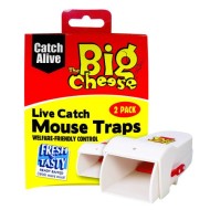 THE BIG CHEESE FRESH N TASTY LIVE CATCH MOUSE TRAP