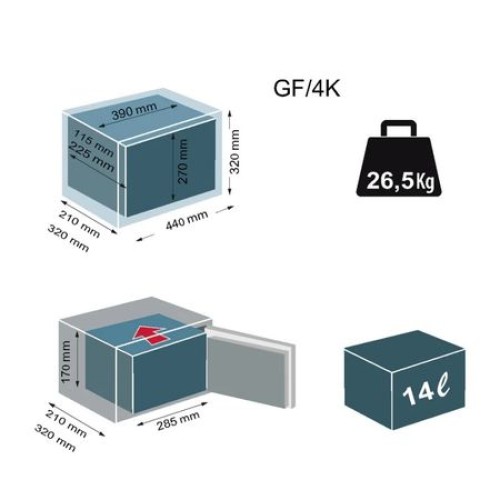 Technomax  Floor Safe GF/4K S2 Technofloor