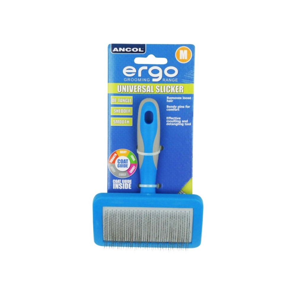 ERGO UNIVERSAL SLICKER BRUSH MEDIUM ERGO UNIVERSAL SLICKER BRUSH MEDIUM