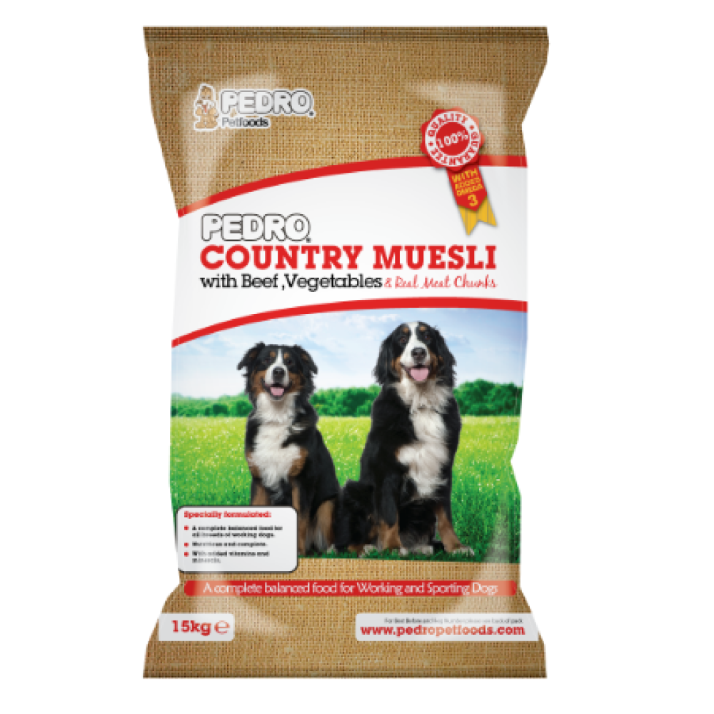 Pedro Country Muesli 15KG Dog Food 