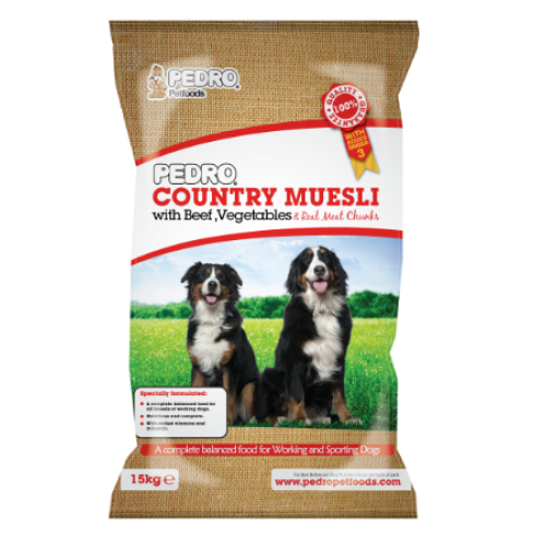 Pedro Country Muesli 15KG Dog Food 