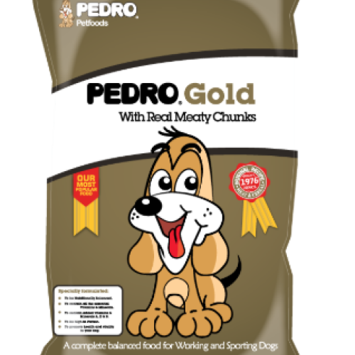 Pedro Gold with Real Meaty Chunks 15KG Dog Food
