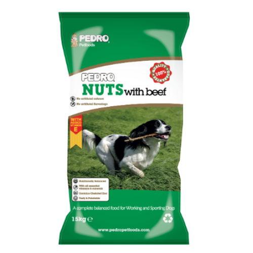 Pedro Nuts With Beef 15KG Dog Food