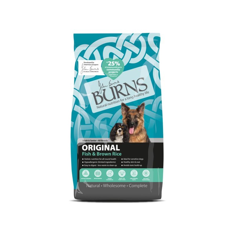 BURNS ADULT ORIGINAL FISH & RICE BURNS ADULT ORIGINAL FISH & RICE