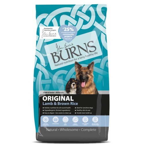 BURNS ADULT ORIGINAL LAMB & RICE 12KG