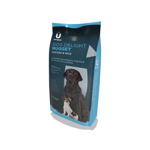 Bluegrass Dog Delight Nuggets Chicken and Rice 15kg