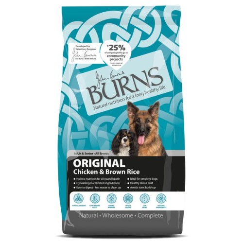 Burns Adult Dog Food Chicken and Rice