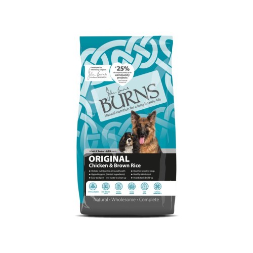 Burns Adult Dog Food Chicken and Rice