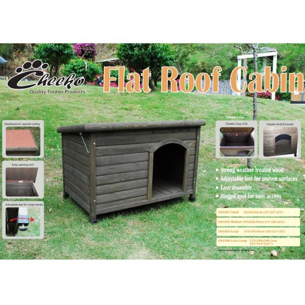 CHEEKO FLATROOF CABIN LARGE CHEEKO FLATROOF CABIN LARGE