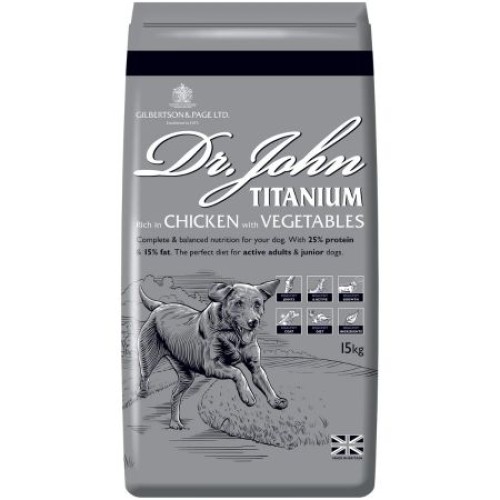 Dr John Titanium Chicken & vegetables 15 KG