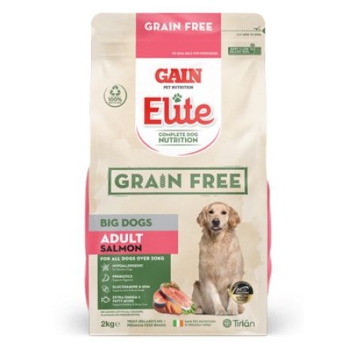 GAIN Elite Grain Free Big Dogs – Adult Salmon