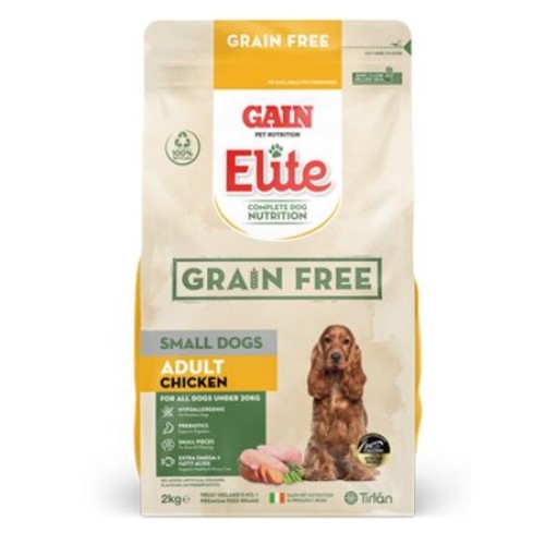 GAIN Elite Grain Free Small Dogs – Adult Chicken