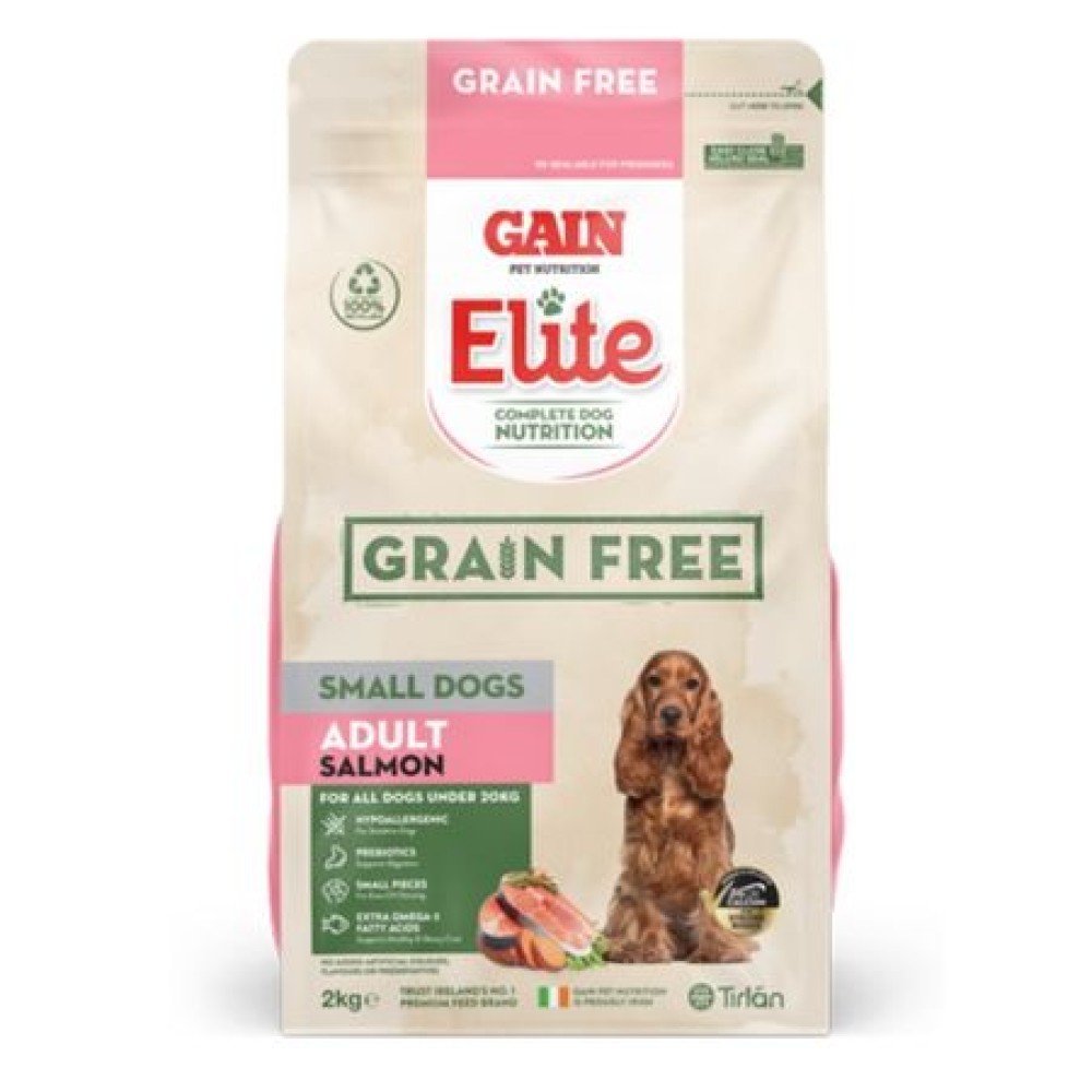 GAIN Elite Grain Free Small Dogs – Adult Salmon