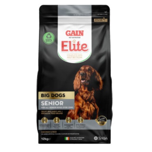 Gain Elite Big Dog Senior Dog Food 12KG