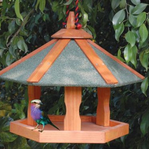 CHEEKO HANGING BIRD TABLE 18"W X 16"H