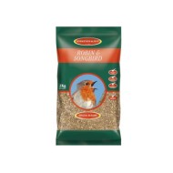 JOHNSTON & JEFF ROBIN & SONGBIRD WITH MEALWORM 2KG
