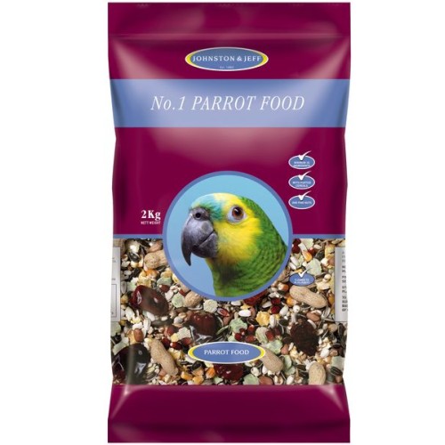 JOHNSTON & JEFF NO.1 PARROT FOOD MIX 2KG
