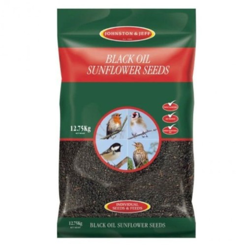 JOHNSTON & Jeff BLACK SUNFLOWER SEEDS 12.75KG