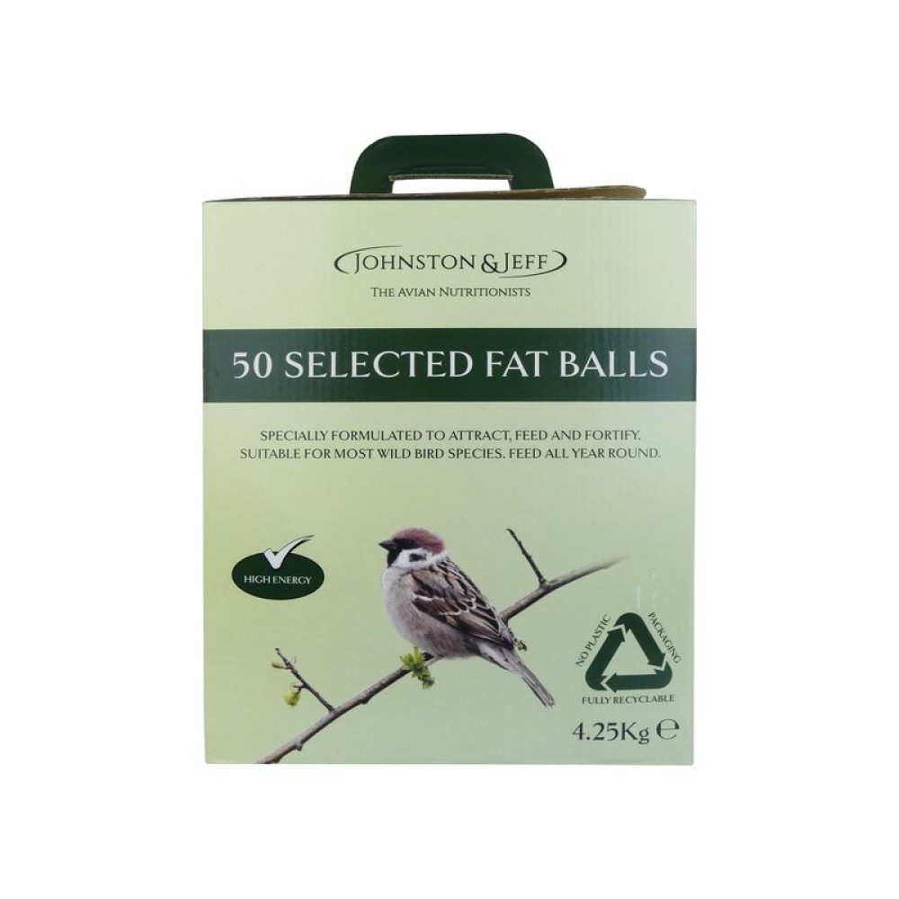WILD BIRD FAT BALLS 50PC COLOUR BOX WILD BIRD FAT BALLS 50PC COLOUR BOX