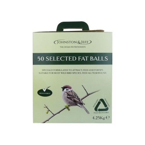 WILD BIRD FAT BALLS 50PC COLOUR BOX