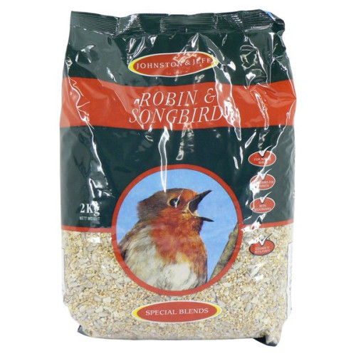 Robin and Songbird with Mealworm Mix 2KG