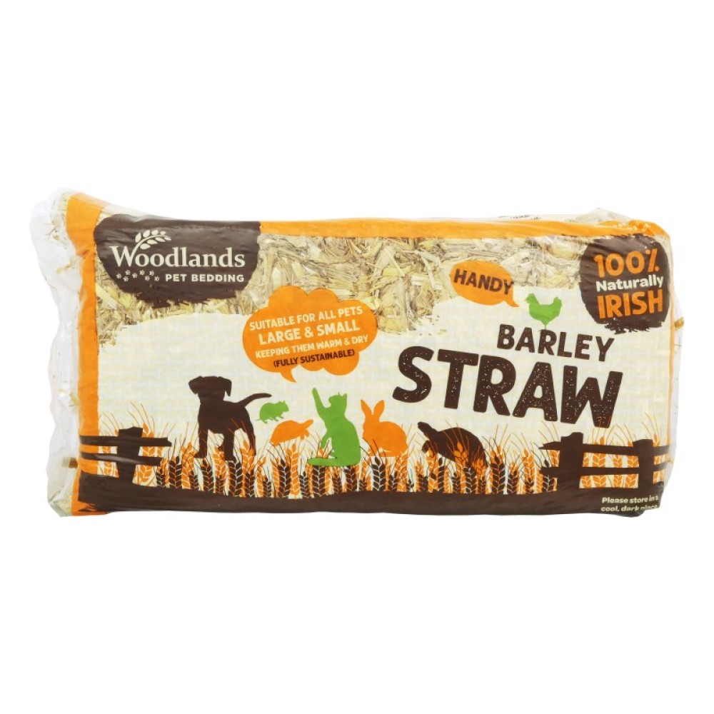 WOODLANDS LARGE BARLEY STRAW 1KG