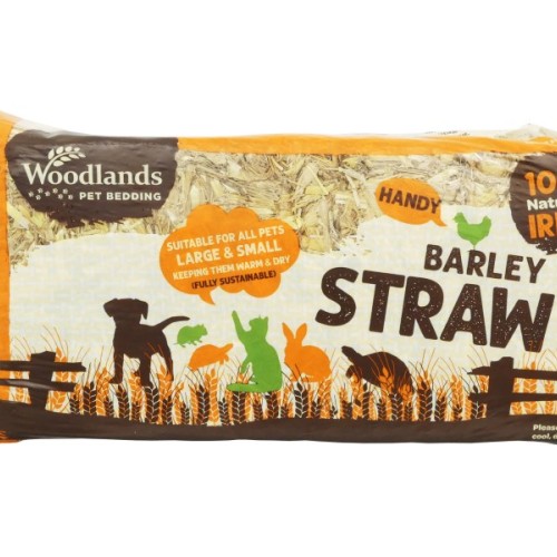WOODLANDS LARGE BARLEY STRAW 1KG