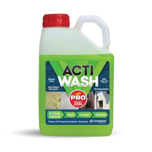Actiwash Pro Biocide 5LTR  - Removes Red & Green Algae, Mould, Fungi 